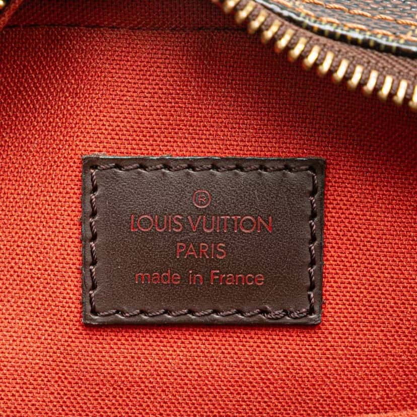 Louis Vuitton Damier Ebene Olav PM Brown Canvas Good condition - Box View
