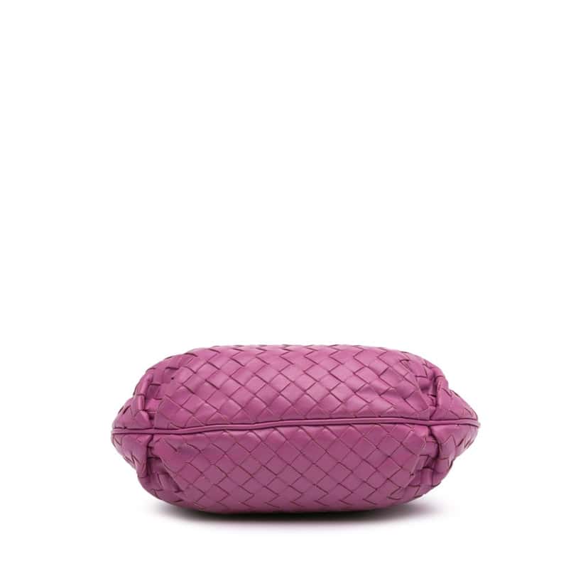 Bottega Veneta Nappa Intrecciato Crossbody Purple Leather Good condition - Inside View
