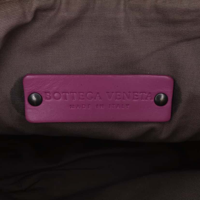 Bottega Veneta Nappa Intrecciato Crossbody Purple Leather Good condition - Box View
