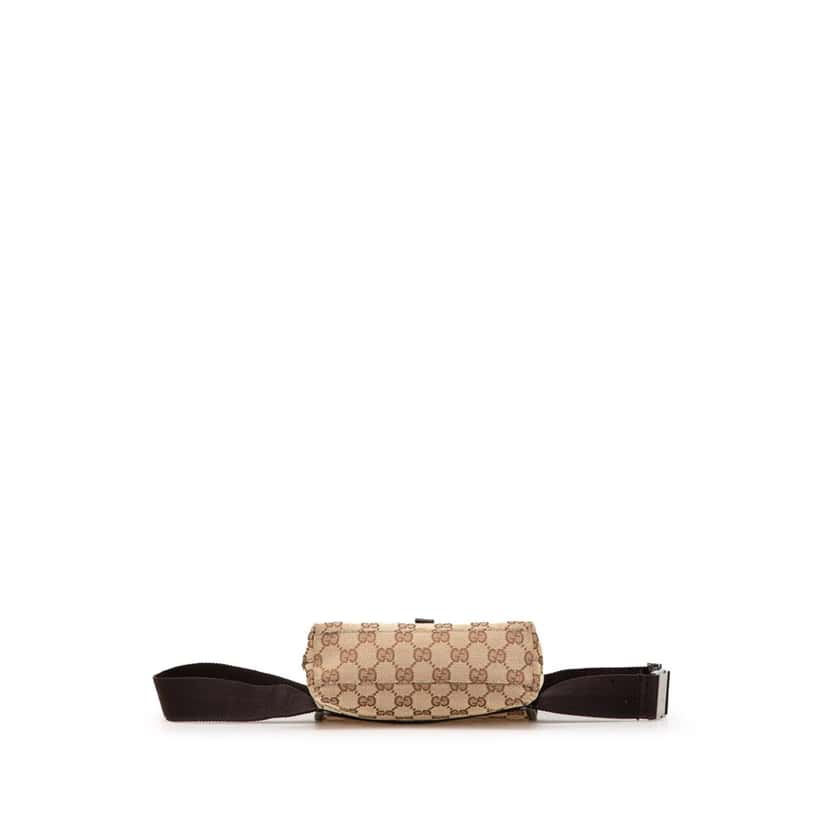 Gucci GG Canvas Jackie Belt Bag Brown Canvas Good condition - Inside View