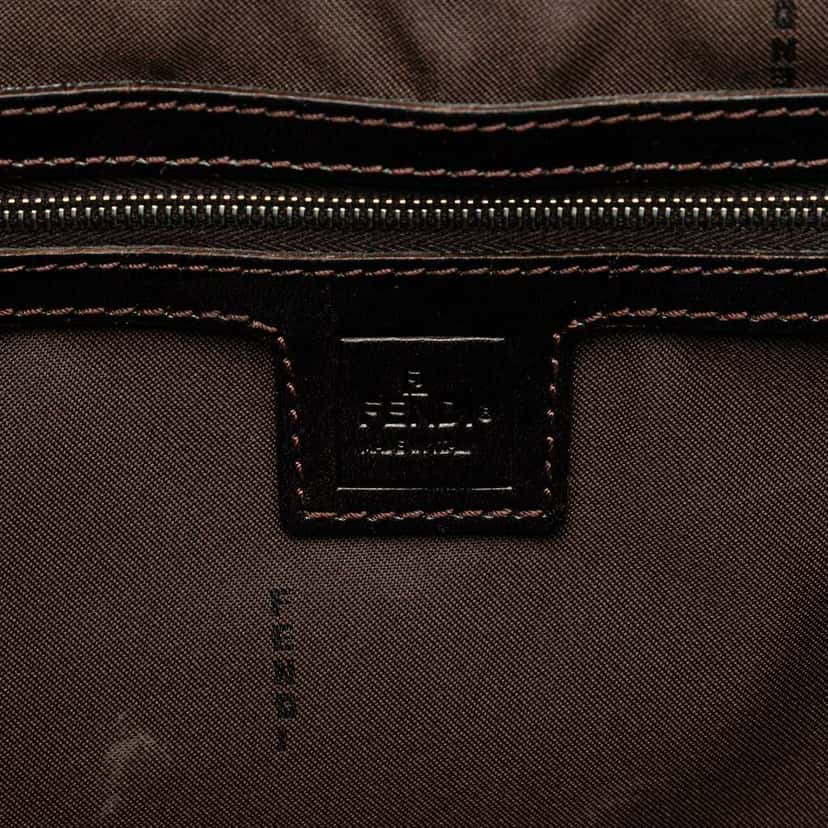 Fendi Large Zucca Canvas Twins Tote Brown Canvas Good condition - Box View