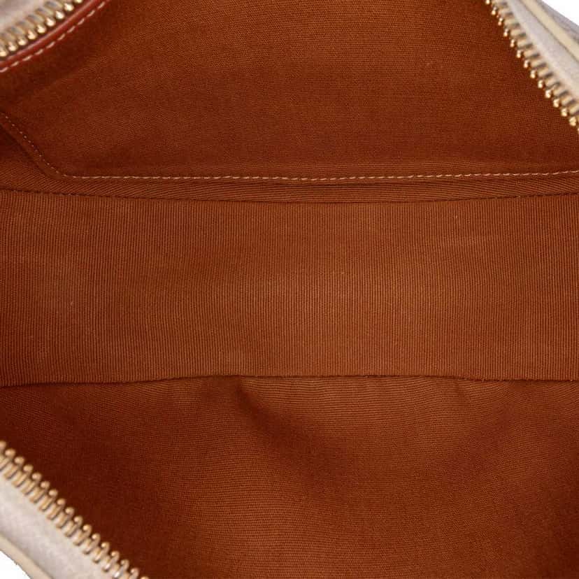 Celine Triomphe Coated Canvas Ava Shoulder Bag Brown Canvas Good condition - Model View