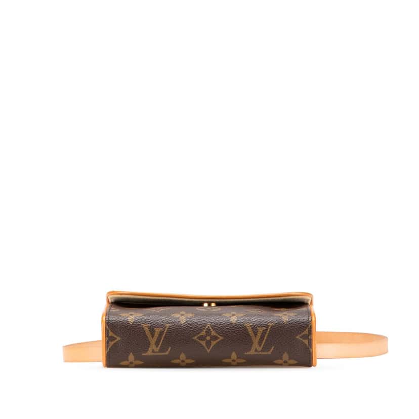 Louis Vuitton Monogram Pochette Florentine Brown Canvas Good condition - Inside View