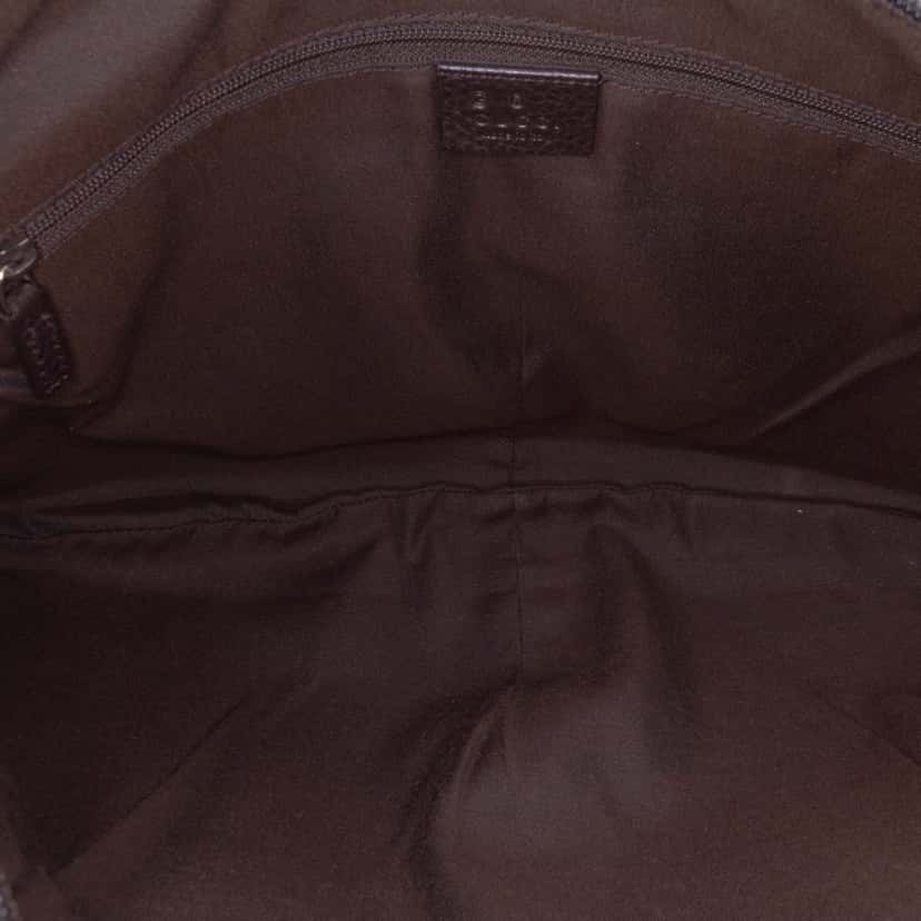 Gucci Canvas Reins Hobo Bag Brown Canvas Good condition - Box View