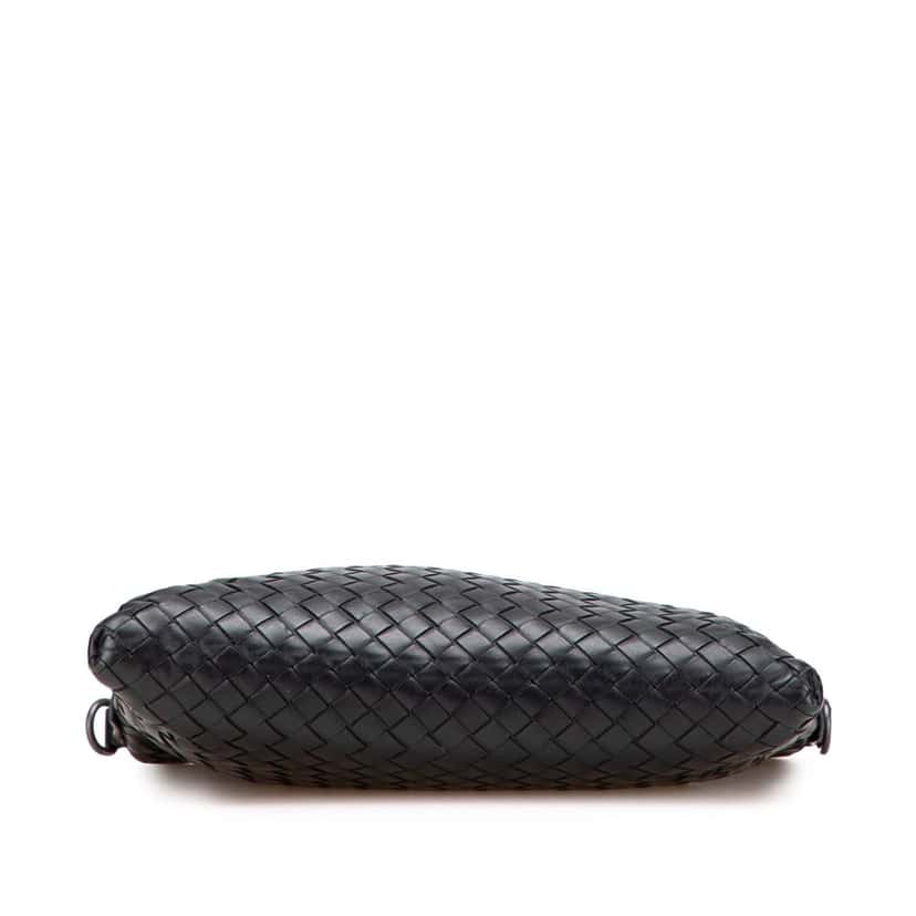 Bottega Veneta Nappa Intrecciato VN Crossbody Black Leather Good condition - Inside View