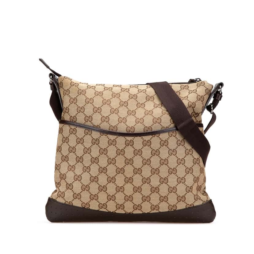 Gucci GG Canvas Crossbody Brown Canvas Good condition - Front View