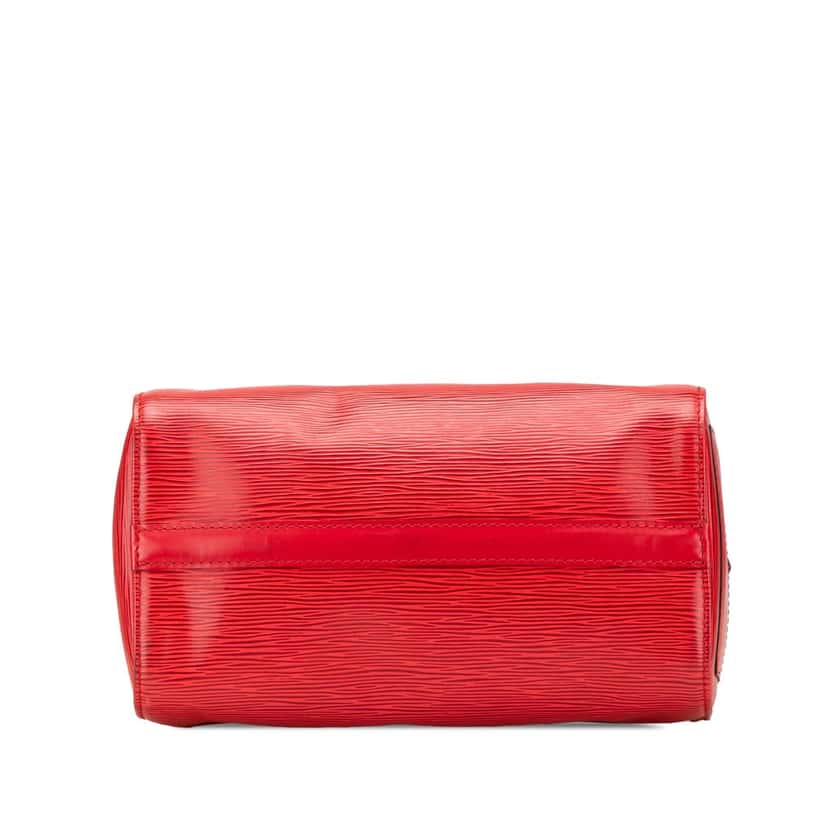 Louis Vuitton Epi Speedy 25 Red Leather Good condition - Inside View