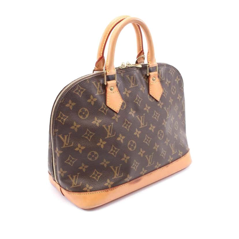 Louis Vuitton Monogram Alma PM Brown Canvas Good condition - Back View