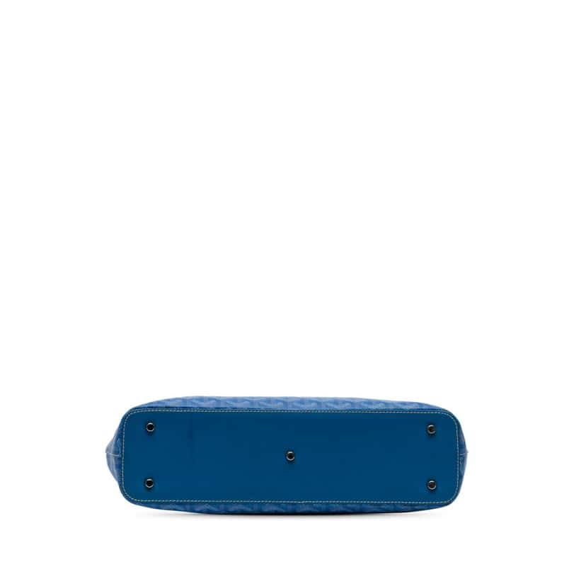 Goyard Goyardine Okinawa PM Blue Canvas Good condition - Inside View