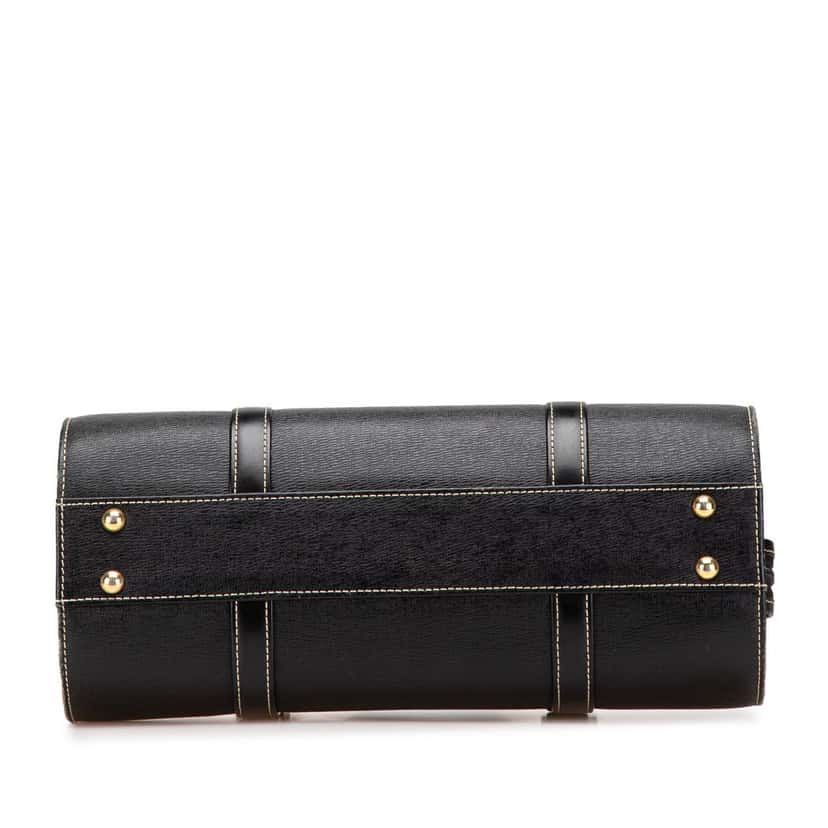 Burberry Leather Handbag Black Leather Fair condition - Inside View