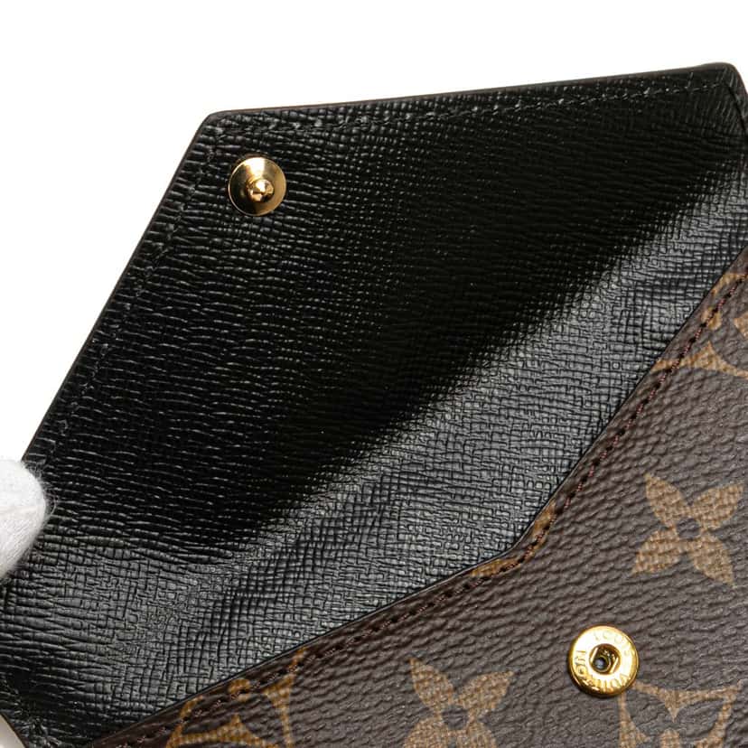 Louis Vuitton Monogram Recto Verso Card Holder Brown Canvas Good condition - Model View
