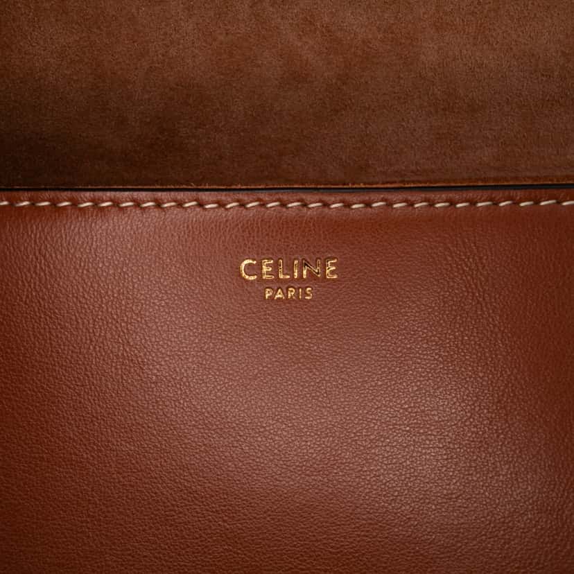 Celine Teen Smooth Calfskin Soft 16 Crossbody Brown Leather Good condition - Box View