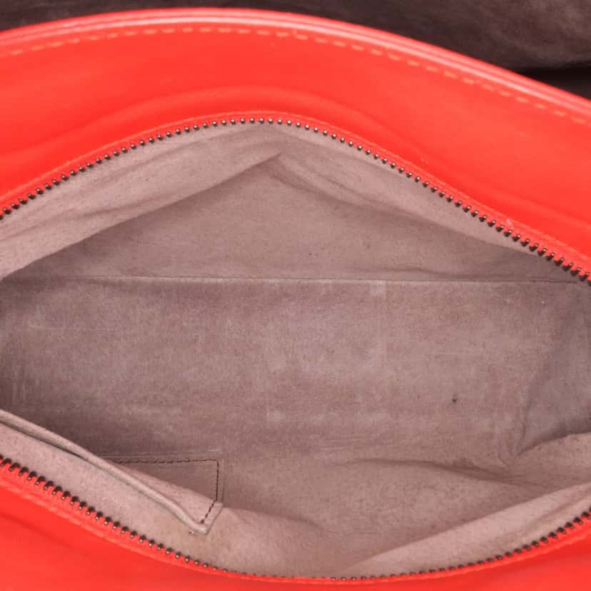 Bottega Veneta Nappa Intrecciato Satchel Red Leather Good condition - Box View