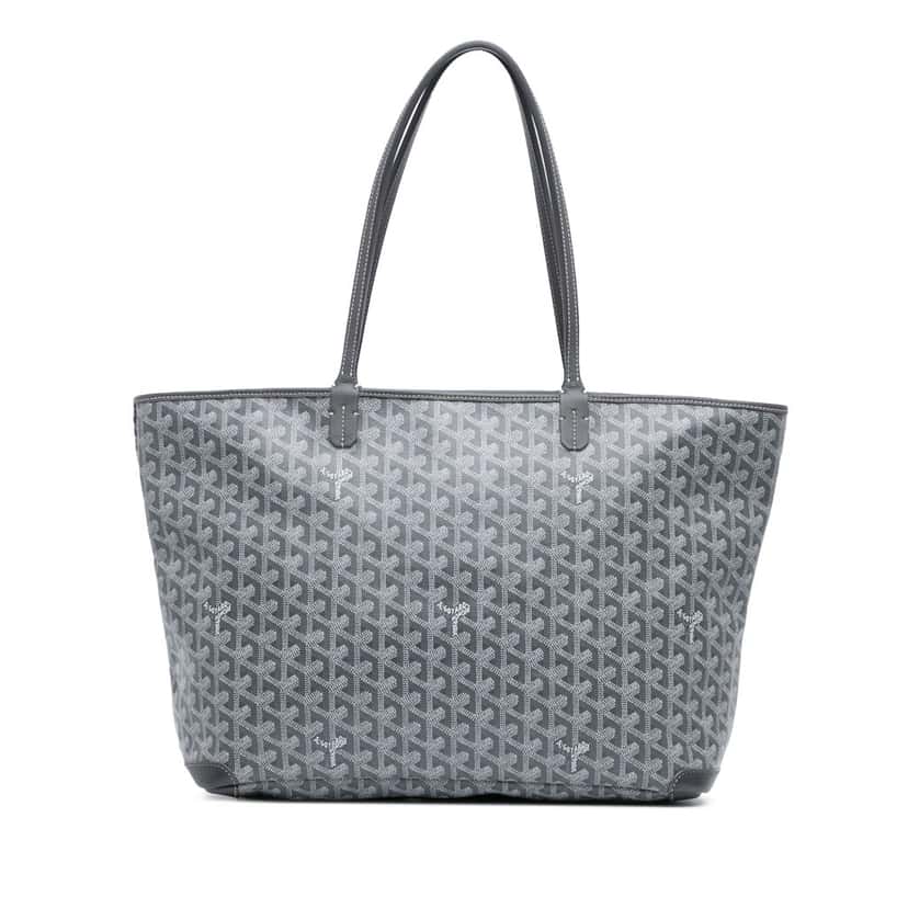 Goyard Goyardine Artois MM Grey Canvas Good condition - Front View