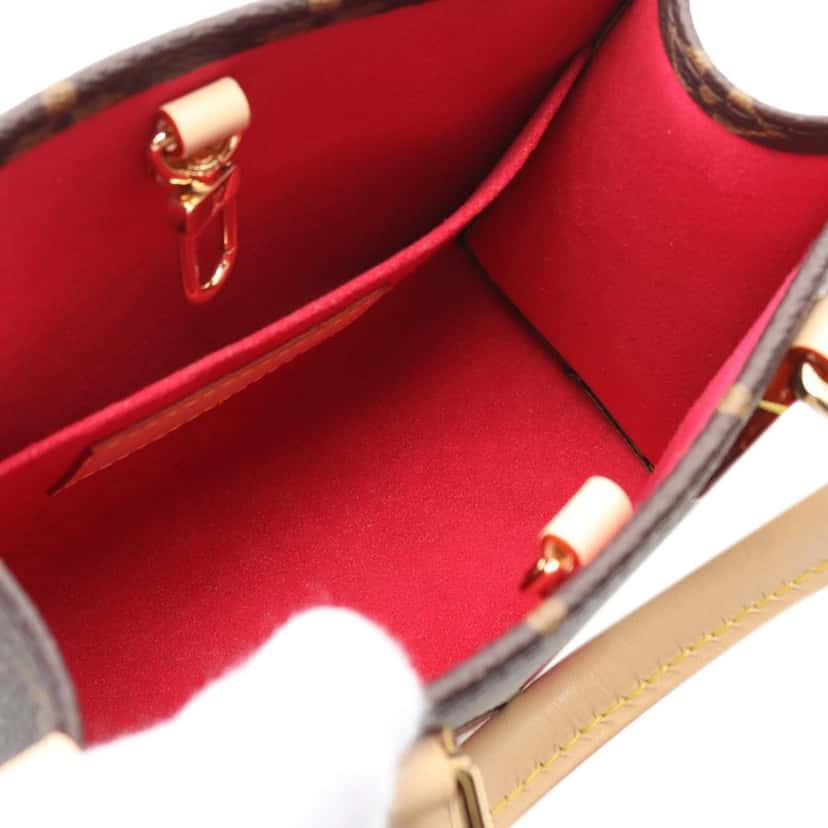 Louis Vuitton Takashi Murakami Monogram Panda OnTheGo BB Brown Canvas Very good condition - Inside View