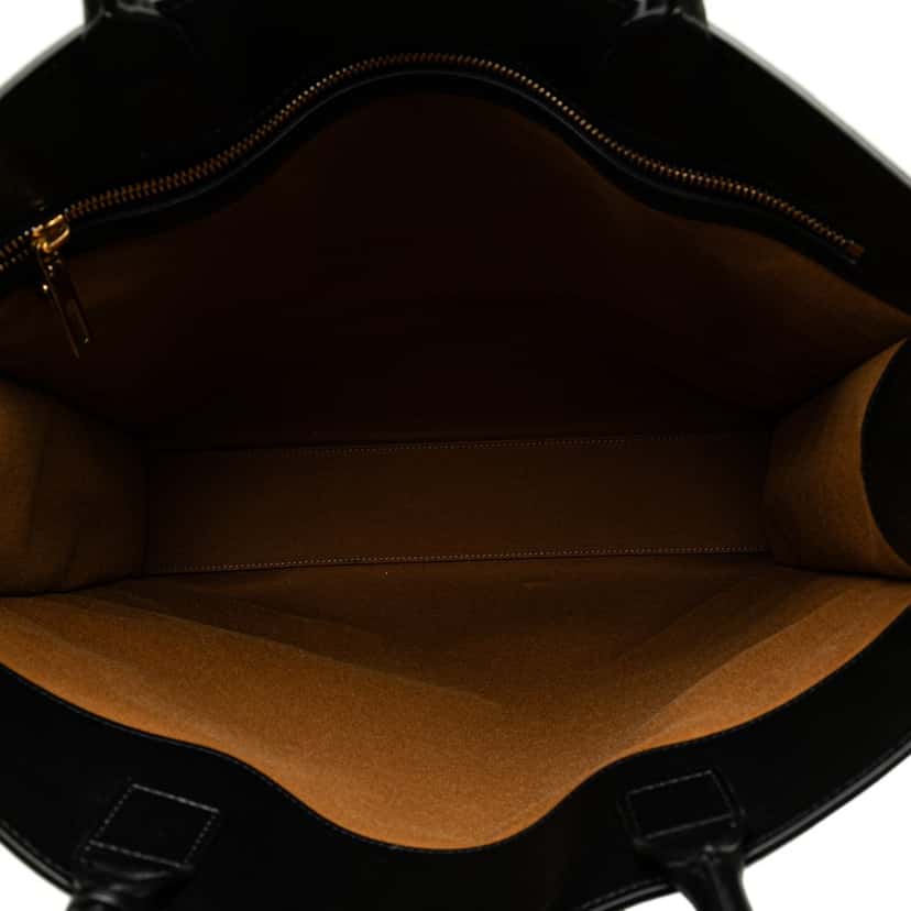 Celine Large Triomphe Coated Canvas Cabas Vertical Tote Brown Canvas Good condition - Box View