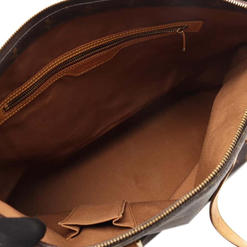 Louis Vuitton Monogram Cabas Mezzo Brown Canvas Good condition - Inside View