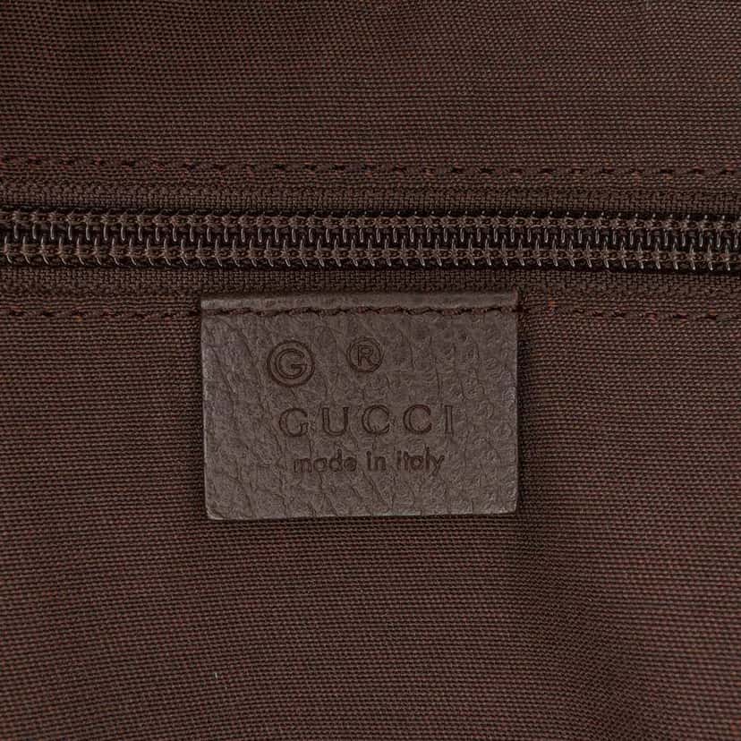 Gucci XL GG Crystal Travel Bag Brown Canvas Good condition - Box View