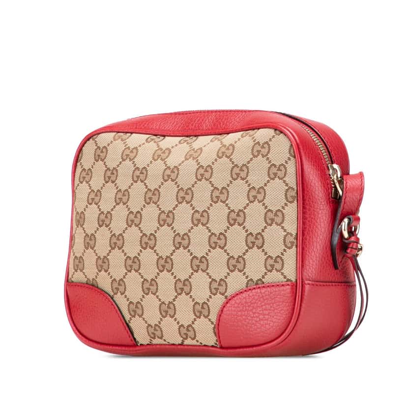 Gucci GG Canvas Bree Crossbody Brown Canvas Good condition - Back View