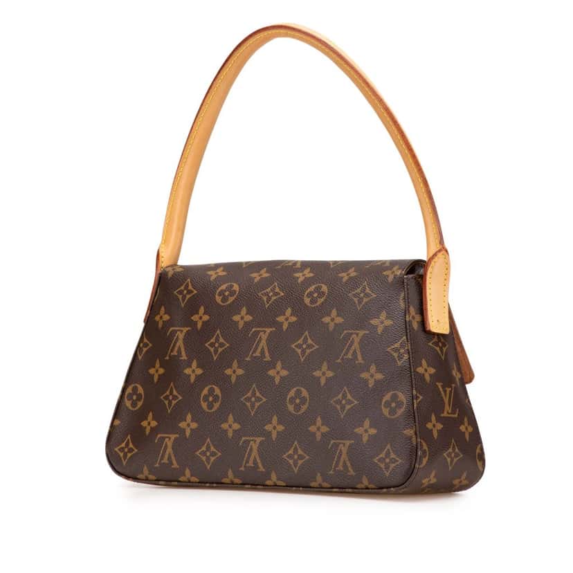 Louis Vuitton Monogram Mini Looping Brown Canvas Good condition - Back View