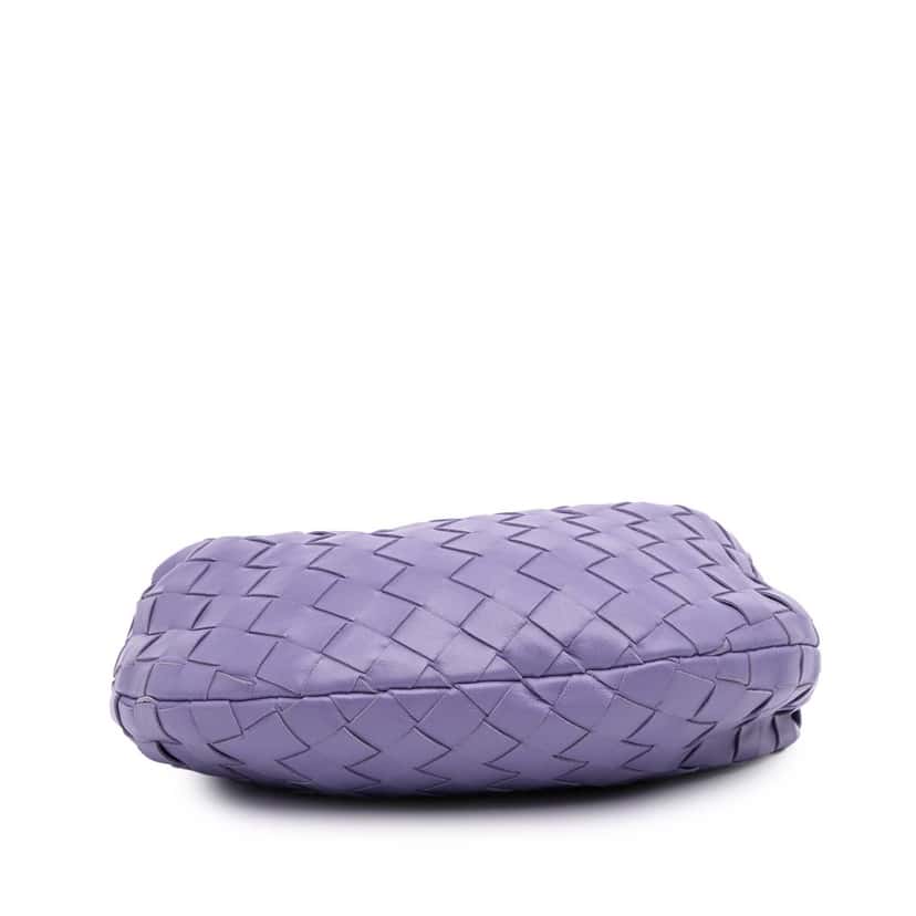 Bottega Veneta Mini Nappa Intrecciato Jodie Purple Leather Very good condition - Inside View