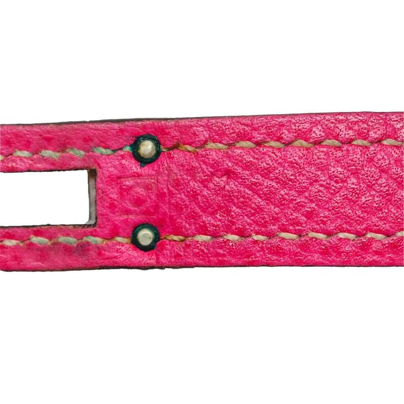 Hermès Epsom Kelly Longue Wallet Pink Leather Good condition - Box View