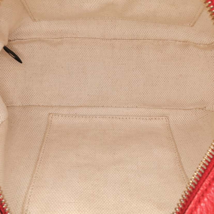 Gucci Leather Soho Disco Crossbody Red Leather Good condition - Model View