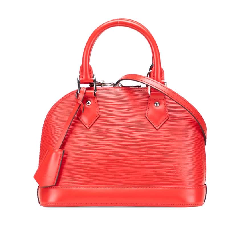 Louis Vuitton Epi Alma BB Red Leather Good condition - Front View
