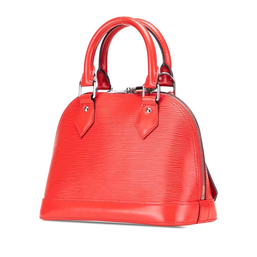 Louis Vuitton Epi Alma BB Red Leather Good condition - Back View