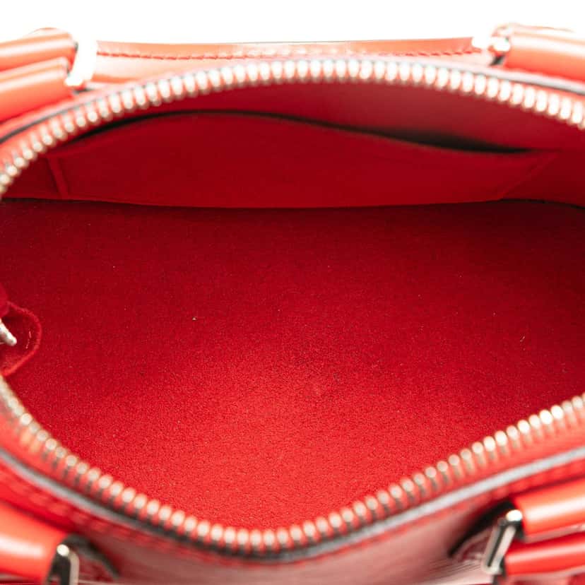 Louis Vuitton Epi Alma BB Red Leather Good condition - Model View