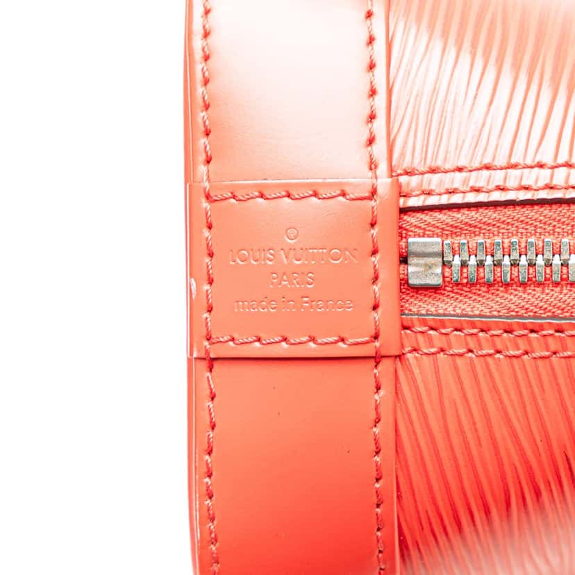 Louis Vuitton Epi Alma BB Red Leather Good condition - Box View