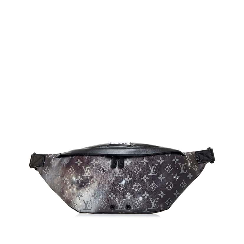 Louis Vuitton Monogram Galaxy Discovery Bumbag Black Canvas Good condition - Front View