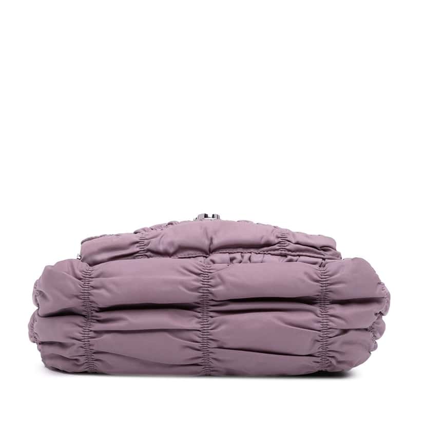 Prada Tessuto Gaufre Shoulder Bag Purple Good condition - Inside View