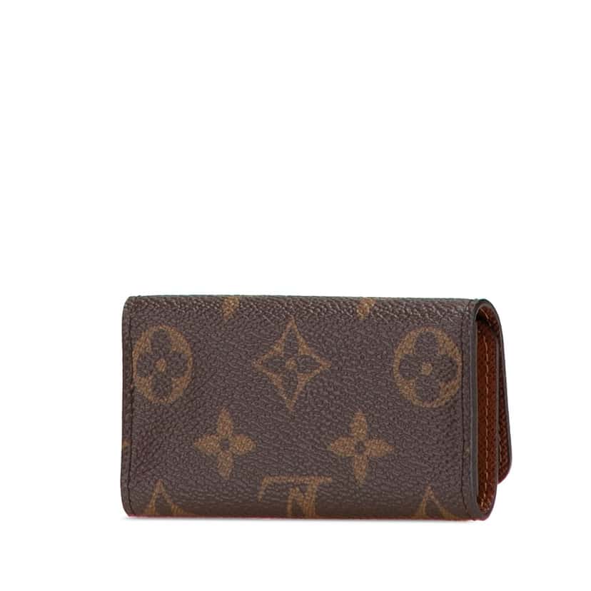 Louis Vuitton Monogram 4 Key Holder Brown Canvas Good condition - Back View