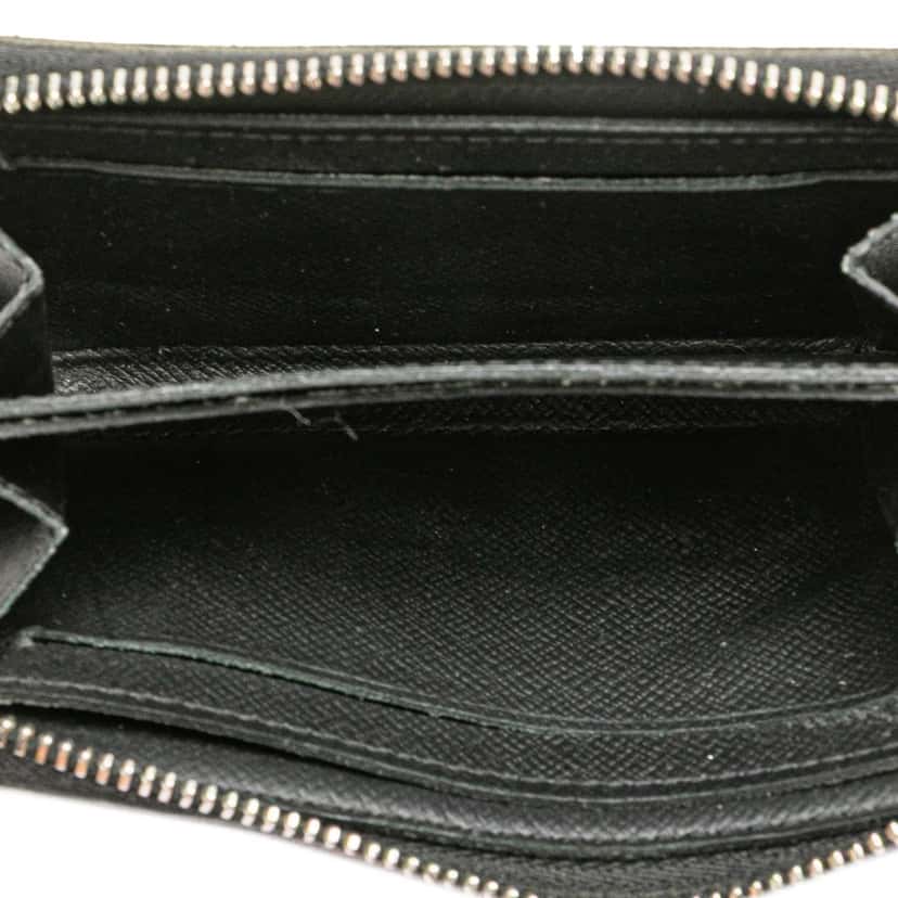 Louis Vuitton Damier Graphite Vertical Zippy Coin Purse Black Canvas Good condition - Model View