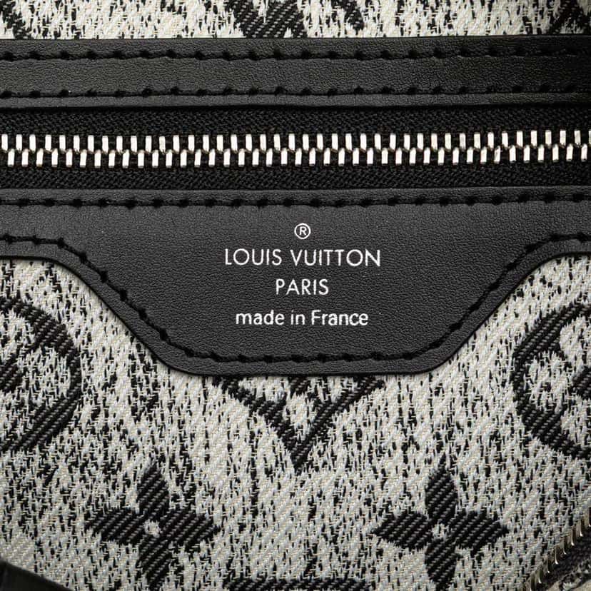 Louis Vuitton Monogram Jacquard Denim Speedy Bandouliere 25 Grey Denim Good condition - Box View