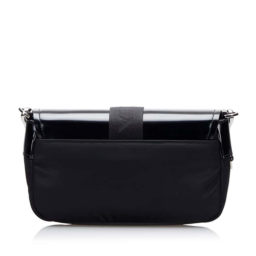 Prada Re-Nylon & Spazzolato Pocket Crossbody Black Good condition - Inside View