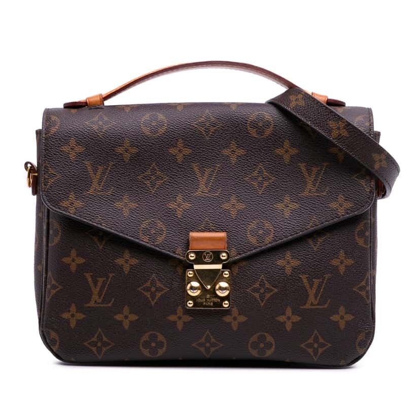 Louis Vuitton Monogram Pochette Metis Brown Canvas Good condition - Front View