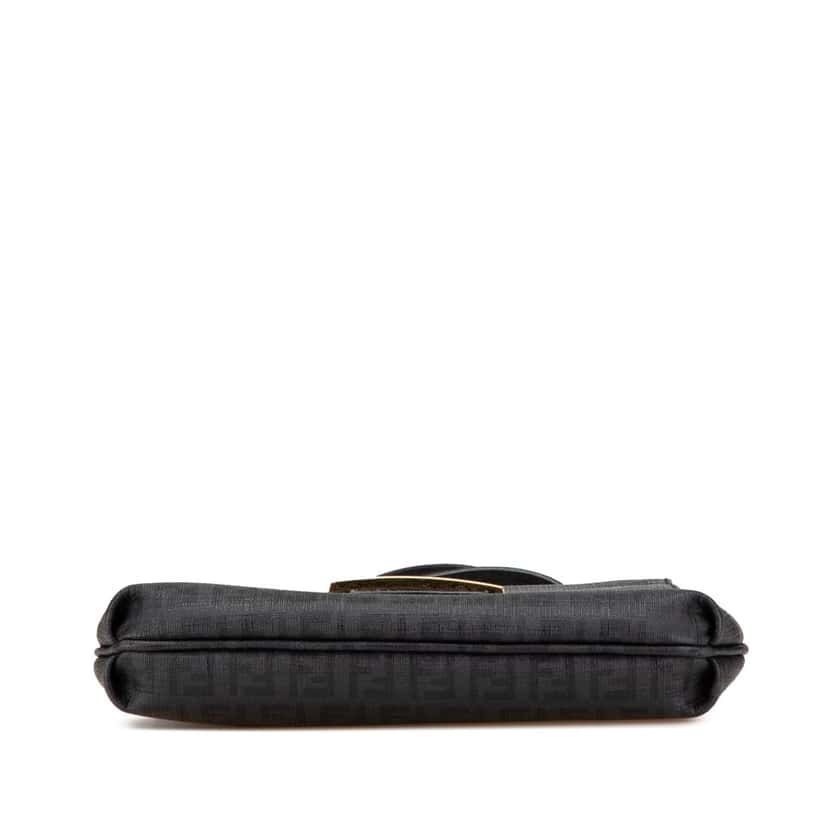 Fendi Zucchino Spalmati Crossbody Black Canvas Good condition - Inside View
