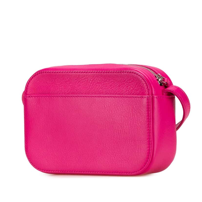 Balenciaga XS Leather Everyday Camera Bag Pink Leather Good condition - Back View