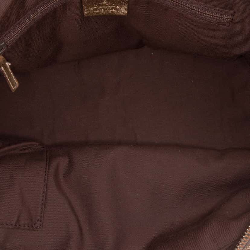 Gucci GG Satin Princy Shoulder Bag Brown Satin Good condition - Model View