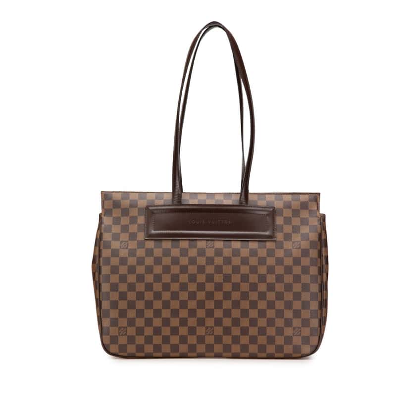 Louis Vuitton Damier Ebene Parioli GM Brown Canvas Good condition - Front View