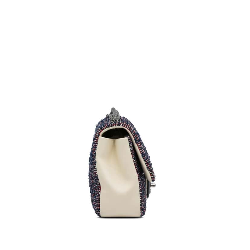 Chanel Small Airlines Tweed Flap Blue Tweed Good condition - Inside View