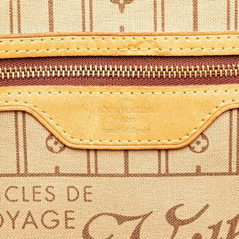 Louis Vuitton Monogram Neverfull MM Brown Canvas Good condition - Box View