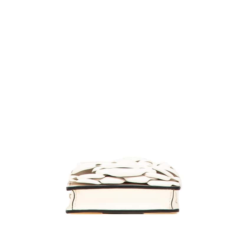 Valentino Nappa Atelier 03 Rose Edition Messenger Bag White Leather Good condition - Inside View