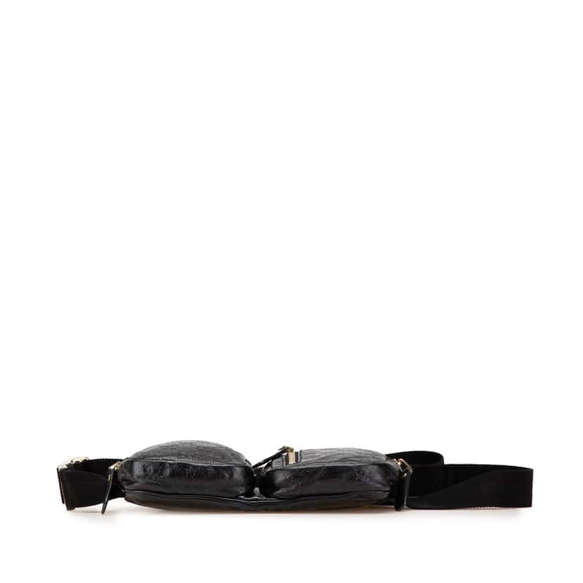 Gucci Guccissima Belt Bag Black Leather Good condition - Inside View