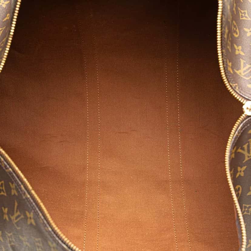 Louis Vuitton Monogram Keepall Bandouliere 55 Brown Canvas Good condition - Model View