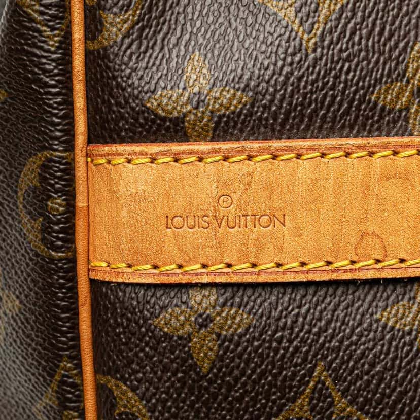 Louis Vuitton Monogram Keepall Bandouliere 55 Brown Canvas Good condition - Box View