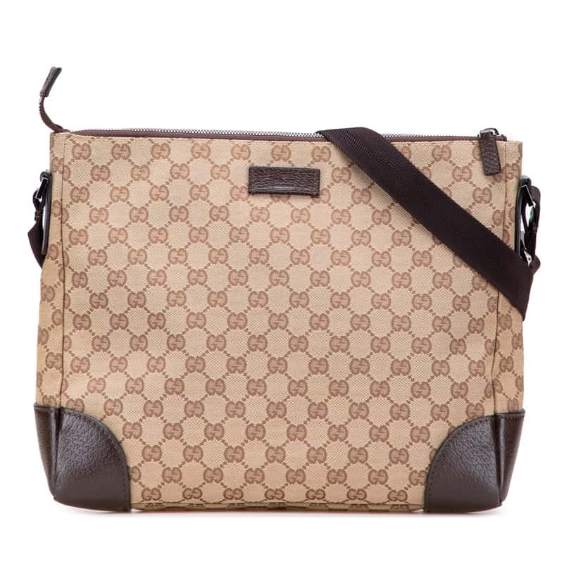 Gucci GG Canvas Crossbody Brown Canvas Good condition - Front View