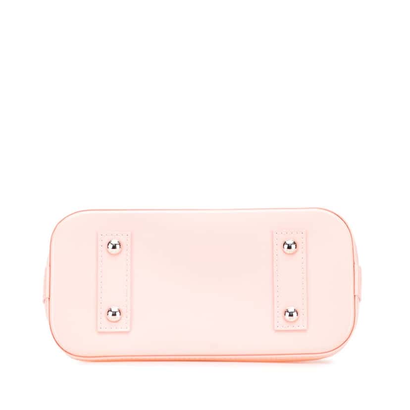 Louis Vuitton Monogram Vernis Jungle Dots Alma BB Pink Leather Good condition - Inside View